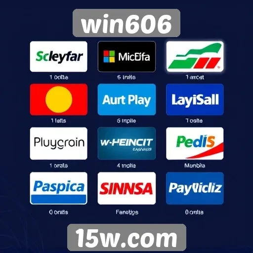 A variedade de métodos de pagamento no Win606