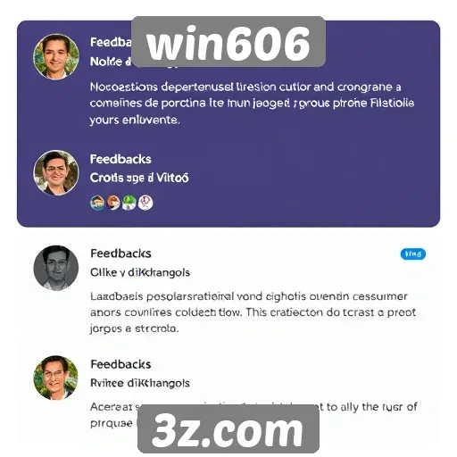 Feedback de usuários sobre a experiência no win606